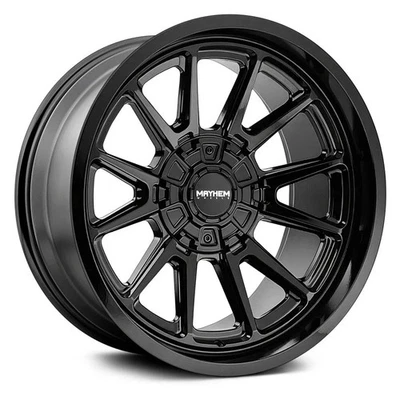 Mayhem 8116 INTREPID Wheel 18x9 (-12, 8x165.1, 125.2) Black Single Rim Foto 1 de 2