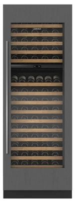 Sub-Zero Designer Series 30 pulgadas de ancho 146 botellas capacidad enfriador de vino incorporado Foto 1 de 4