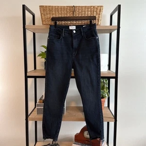 Pantalones de mezclilla con montura Ali tiro alto cigarrillo tobillo Plymouth masticables, 30 - Imagen 1 de 10