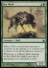 Magic the Gathering MTG Rot Wolf (90) Mirrodin Besieged   NM