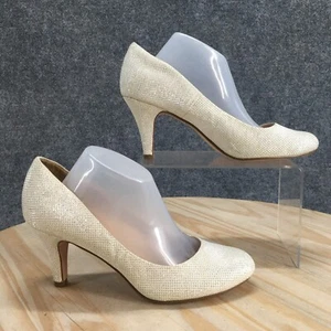 Call It Spring Heels Womens 6.5 Pump White Slip On Almond Toe Stiletto Heels - Picture 1 of 20