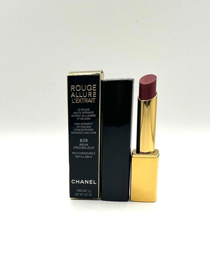 Recarga/recarga de color de labios Chanel Rouge Allure L'Extrait ~ 0,07 oz/2 g ~ #828 Brun Foto 1 de 1