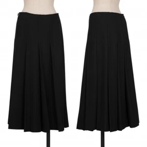 Yohji Yamamoto NOIR Wool Cut-off Pleated Skirt Size 2(K-133233) - Picture 1 of 11