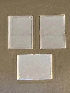 (10) Topps 2 Stück 25 Stück durchsichtig Plastik Sport Karten Aufbewahrung Schieber Etui Posten - Bild 1 von 3