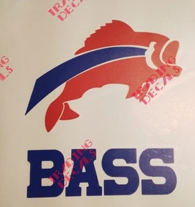 Buffalo Bills "BASS" JOSH ALLEN, DIGGS -Bills TYLER BASS Reverse Vinyl Sticker! - Picture 1 of 5
