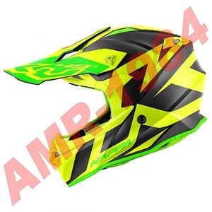 Casque kappa Off Road KV49 Evo R Cross Noir Flat Jaune Fluo 'HKKV49RREBY - Imagen 1 de 1