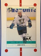 2002-03 BAP Memorabilia Emerald #20 Adam Oates Fall Expo 1/1 - Anaheim Ducks HOF