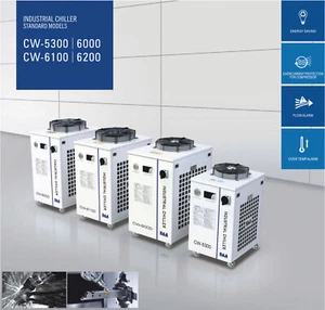 S&A CW-6000AN Industrial Chiller for CO2 Laser Engraver 300W CO2 Laser Tube - Picture 1 of 10