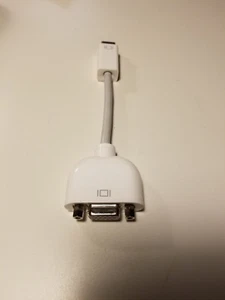 Genuine Original Apple MacBook iMac Mini-DVI to VGA Adapter Cable (Mini DVI) - Picture 1 of 6