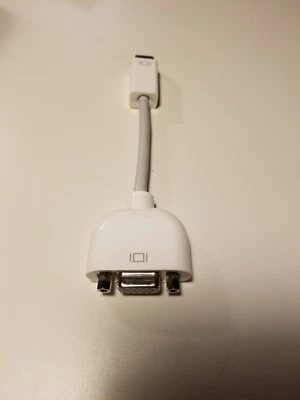 Genuine Original Apple MacBook iMac Mini-DVI to VGA Adapter Cable (Mini DVI) - Image 1 of 4
