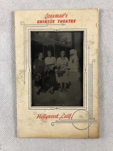 Souvenir Tintype At Grauman's Chinese Theatre Hollywood Ca, Circa 1930's-40's - Bild 1 von 4