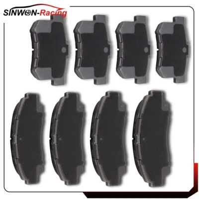 Front And Rear Ceramic Brake Pads For 01 - 03 Acura CL 99 - 04 RL 1999 -2008 TL - Image 1 of 4