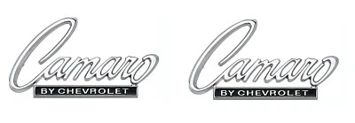 Juego de emblemas de cabecera/cubierta Camaro 1968-69 de Chevrolet, par, #3916654 Foto 1 de 4