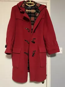 burberry trench coat oversize red long in new - Picture 1 of 7