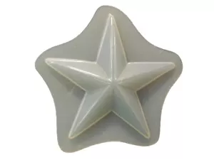 QTY 2 - Aplique de 4 pulgadas molde de yeso o jabón 4541 estrellas - Imagen 1 de 2
