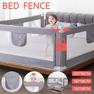 Bed Protection Rail Bed Guard For Baby Toddler Safety Rail Fence 150/180/200cm • 18.99£