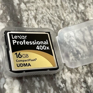 Lexar Professional 400x 16GB CompactFlash Memory Card - Tested - Picture 1 of 2