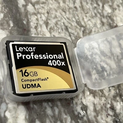 Lexar Professional 400x 16GB CompactFlash Memory Card - Tested - Image 1 of 2