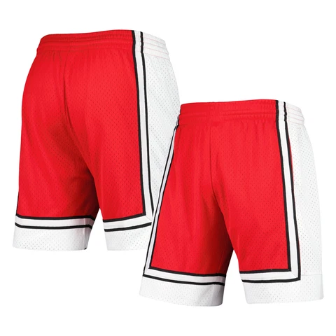 Men's Mitchell & Ness Red UNLV Rebels Authentic Shorts Cover