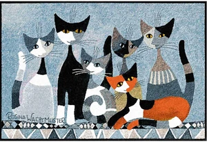 Salonloewe Rosina Wachtmeister Siamo in Sei Fußmatte 50X75 Cm Schmutzfangmatt... - Bild 1 von 9
