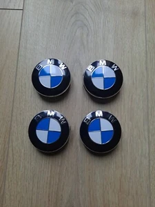 4 X BMW 56MM ALLOY WHEEL CENTER CAPS BADGES G SERIES G20 G30 G01 GO2 - Picture 1 of 6