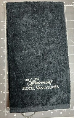 Bolsa de golf The Fairmont Hotel Vancouver British Columbia BC Canadá negra toalla Foto 1 de 4