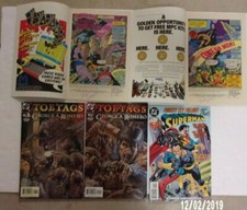 SUPERMAN#102,1995,TOETAGS #1+2,OMEGA MEN 1983 #1+#2 5 BOOKS  ALL SIGNED