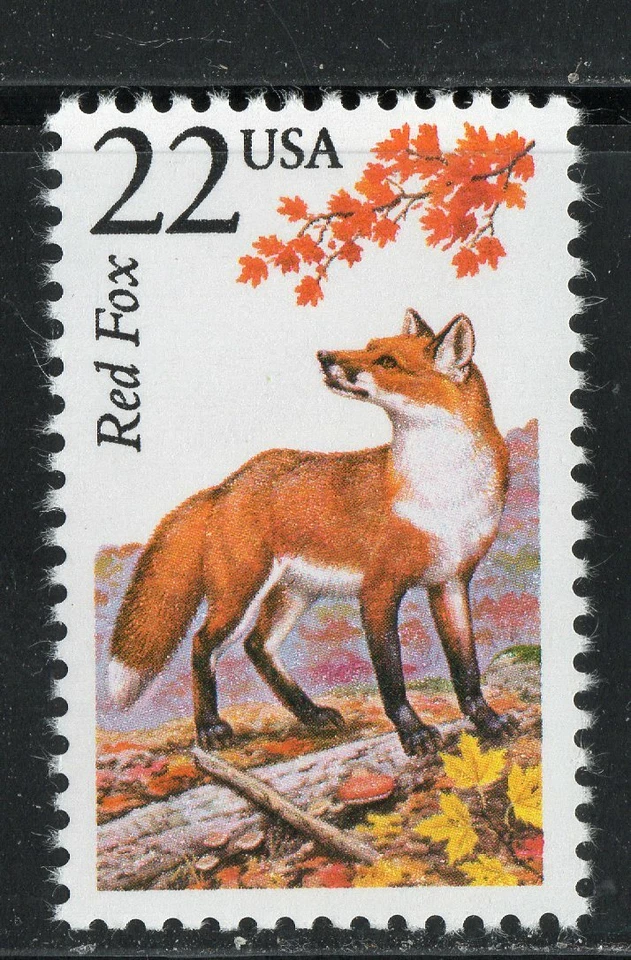 2335 * Zorro rojo * Sello postal de Estados Unidos MNH *  Foto 1 de 1