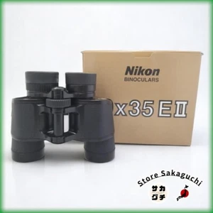 Nikon 10x35 EII Porro Prism Binoculars Wide Field 7° Classic Optics - Picture 1 of 11