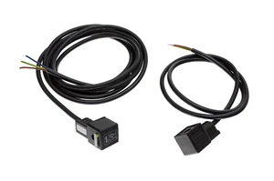 Cable Plug/DIN Plug 43650A (ISO 4400) Form A Din Plug With 1m & 3m Moulded Cable - Picture 1 of 1