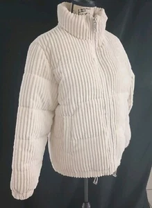 Koolaburra by UGG Cord Ripp Mantel Puffer Jacke Gr. M Winter Creme - Bild 1 von 18