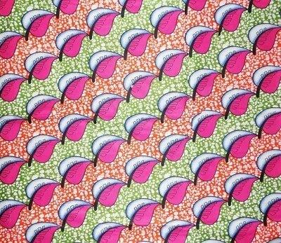 Tela de hojas africanas 3 yardas Foto 1 de 2