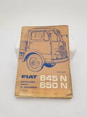 Manuale officina catalogo parti di ricambio Fiat 645N 650N autocarro 2^ ed. 1961 - Immagine 1 di 4
