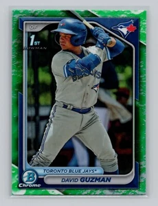 Bowman #BCP-114 2024 David Guzmán 1er Arquero Cromo Brillo Lunar Toronto Azulejos - Imagen 1 de 2