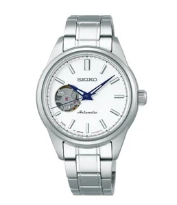 Seiko Selection White Men's Watch - SCVE049 Automatic See-through back top mint - Picture 1 of 2