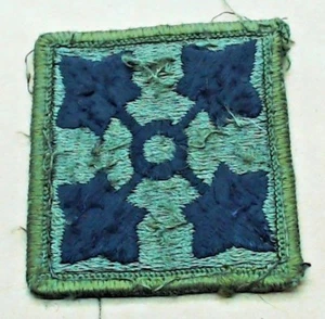 PARCHE DE HOMBRO DE TELA SOMETIDA ORIGINAL DEL EJÉRCITO DE ESTADOS UNIDOS 4A DIVISIÓN DE INFANTERÍA INSIGNIA - Imagen 1 de 1