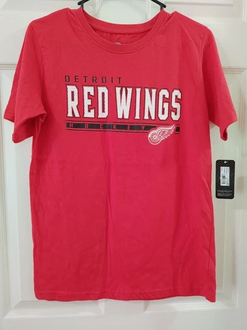 Detroit Red Wings Tshirt Youth XL 16/18 NHL Official Licensed Cover