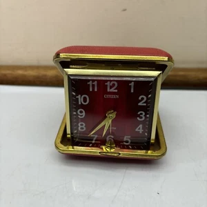 Citizen Pocket Watch Windup Alarm Made In Japan C999304 - Picture 1 of 12