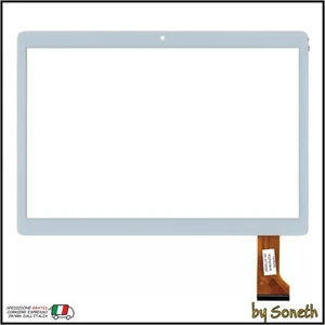 VETRO TOUCH SCREEN PER MEDIACOM SMARTPAD GO 10 SP1AGO3G M-SP1AGO3G BIANCO - Foto 1 di 1