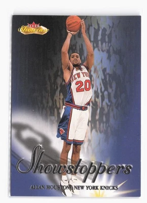 2000-01 Fleer Showcase Showstoppers #8 S Allan Houston New York Knicks - Image 1 of 2