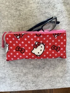 Handmade Hello Kitty Eyeglass Pouch - Picture 1 of 6