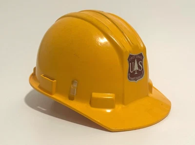 Sombrero duro Bullard Yellow 5100-P 1985 de colección para trabajador del Servicio Forestal de Estados Unidos Foto 1 de 4