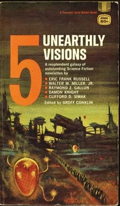 Groff Conklin - Raymond Z. Gallun (SIGNED). 5 Unearthly Visions. (Fawcett d1868) - Foto 1 di 3