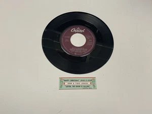 Jukebox 45 & Title Strip John & Yoko Lennon Happy Christmas War Is Over Xmas - Picture 1 of 2