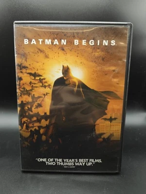 Batman Begins DVD Widescreen 2005 (Christopher Nolan, Christian Bale) - Image 1 of 3
