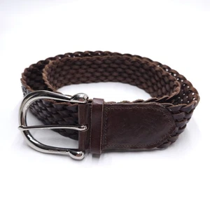 Cinturón de cuero marrón para mujer MICHAEL KORS talla XL tejido trenzado talla única - Imagen 1 de 8