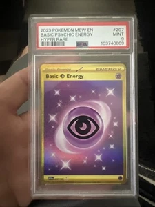 Pokémon TCG Basic Psychic Energy Scarlet & Violet 151 207/165 Hyper Rare PSA 9 - Picture 1 of 1
