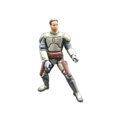 Figura de acción Star Wars Battle Pack Geonosis Arena Battle Jango Fett Hasbro 2001 Foto 1 de 4