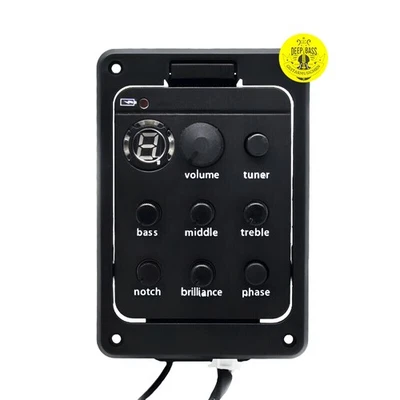 Acoustic Guitar Pickup Presys+ Plus 4-Bands EQ Tuner Onboard Preamp Piezo Pickup - Image 1 of 4