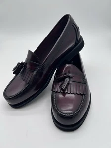 Zapatos de vestir Rockport para hombre mocasines punta borla borgoña 12 anchos - Imagen 1 de 6